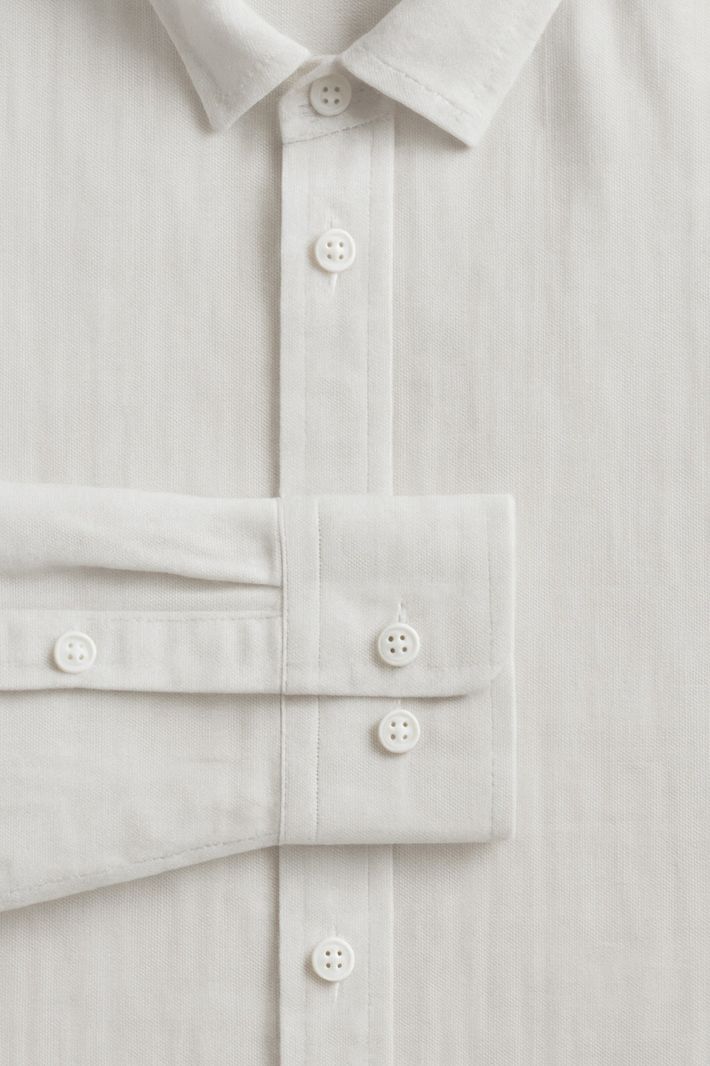 LINEN SLUB SHIRT - WHITE