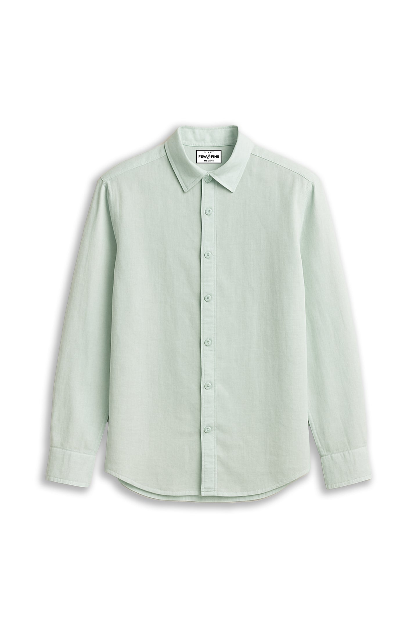 OXFORD COTTON SHIRT - LIGHT SEA GREEN